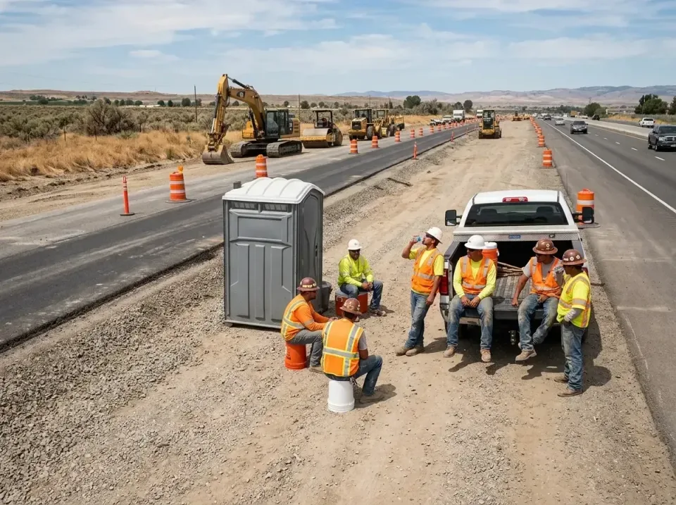 highway-road-construction-crew-007 — frequently asked questions, Porta Potty and Restroom Rentals in Diamond Bar, CA